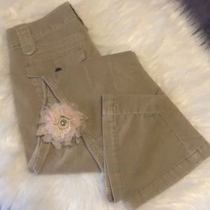 6 Gap Long and Lean Tan Corduroy Bootcut Pants